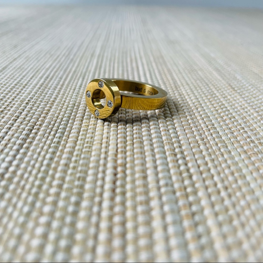 BUD TO ROSE Stainless Steel Ring